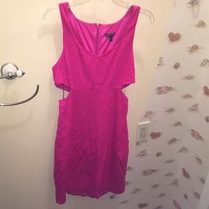 EXPRESS 💖 HOT Dress Sz 10 Sexy Cutout Club Pink